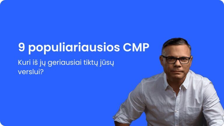 9 pasaulyje populiariausios cookie consent valdymo - CMP platformos
