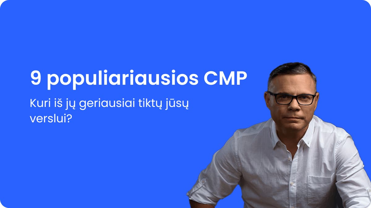 9 pasaulyje populiariausios cookie consent management – CMP platformos